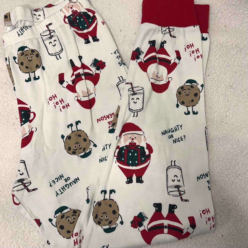Carters Christmas Pajama Pants Adult Medium Santa Holiday Lounge Sleep Pants - Picture 2 of 6